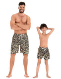 Leopard Printed Family Matching Swim Suit