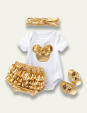 Cute Golden Romper - Bebehanna