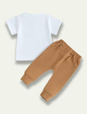Easter Bunny Printed Short Sleeve T-shirt+Pants - Bebehanna