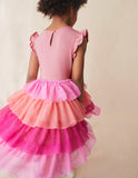 Flamingo Appliqué Tulle Dress - Bebehanna