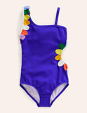 Cut-Out Flower Swimsuit