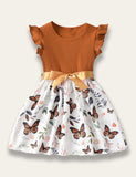 Butterfly Print Dress - Bebehanna