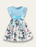 Butterfly Print Dress - Bebehanna