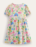 Animal Full Printed Dress - Bebehanna