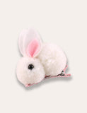 2PCS Easter Bunny Plush Hairpins