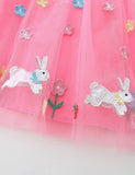 Rabbit Appliqué Tulle Dress - Bebehanna