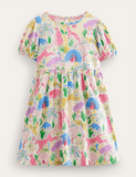Animal Full Printed Dress - Bebehanna