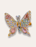 3D Moving Diamond Butterfly Hairpins - Bebehanna