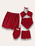 Solid Color Family Matching Swim Suit - Bebehanna