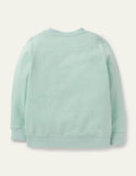 Green Guinea Pig Print Sweatshirt