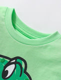 Cartoon Frog Printed Long Sleeve T-Shirt