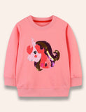 Cute Unicorn Sequin Sweatshirt