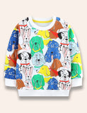 Multi Doggy Printed Sweatshirt