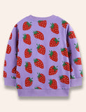 Strawberry Printed Sweatshirt