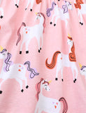 Unicorn Printed Long Sleeve Dress
