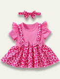 Cute Leopard Baby Princess Dress