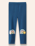 Cute Rabbit Rainbow Printed Leggings