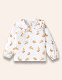 Rabbit Printed Long Sleeve T-Shirt Set