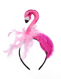 Summer Clearance - Mom&me Flamingo Appliqué Rainbow Tulle Party Dress