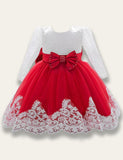 Baby Bow Lace Party Dress - Bebehanna