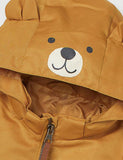 Bear Hooded Zipper Coat - Bebehanna