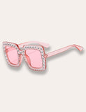 Box Shape Diamond Family Matching Sunglasses - Bebehanna