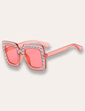 Box Shape Diamond Family Matching Sunglasses - Bebehanna