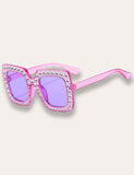 Box Shape Diamond Family Matching Sunglasses - Bebehanna