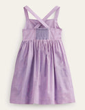 Button Through Pinafore Dress - Mini Taylor