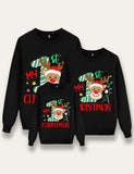 Christmas Cute Elk Print Sweater