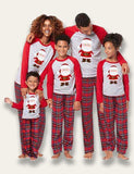 Pyjama assorti de famille de bonhomme de neige mignon de Noël
