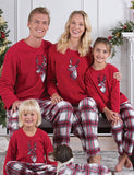 Christmas Elk Family Matching Pajamas