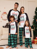 Chrëschtdag Famill passende Pyjamas