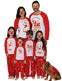 Jul Fawn familj matchande pyjamas