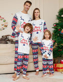 Chrëschtdag Print Family passende Pyjamas