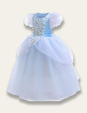 Cinderella Puff Sleeve Party Dress - Bebehanna