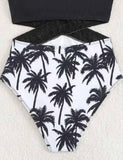 Coconut Tree Printed Family Matching Swim Suit - Bebehanna