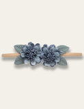 Colorful Flower Elastic Headband - Bebehanna