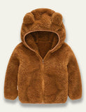 Cute Bear Plush Coat - Bebehanna