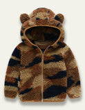 Cute Bear Plush Coat - Bebehanna