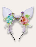 Easter Bunny Flower Headband - Bebehanna