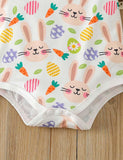 Easter Cute Bunny Printed Romper+Pants - Bebehanna