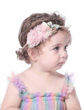 Floral Pearl Tulle Headband - Bebehanna