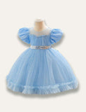 Floral Princess Tulle Party Dress