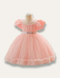 Floral Princess Tulle Party Dress - Bebehanna