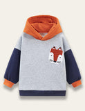 Pull polaire à appliqué Fox