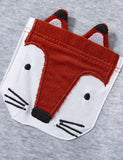 Fox Appliqué Fleece Sweater - Bebehanna