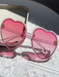 Heart Frame Little Bee Sunglasses - Bebehanna