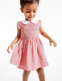 Knitted Flower Printed Dress - Mini Taylor