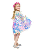 Mermaid Princess Shining Sequin Cape - Bebehanna